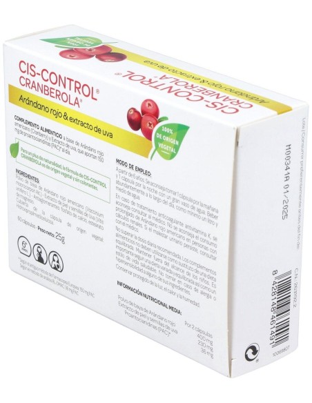Cis Control Cranberola 60Cap. de Arkopharma