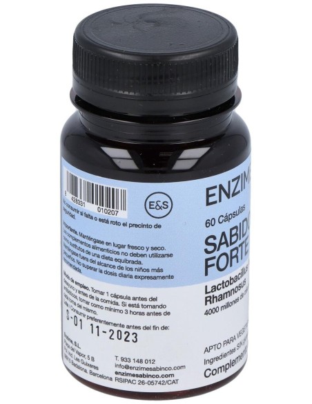 Sabidofilus Forte 60Cap. de Enzime - Sabinco