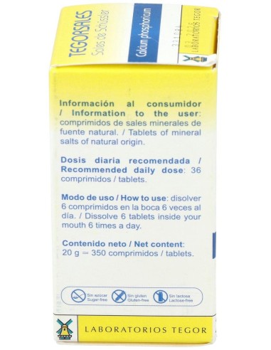 Tegorsal Nº 2  (20 G) Comprimidos de Tegor