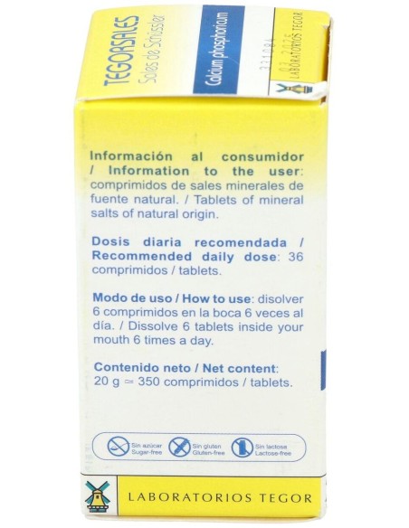 Tegorsal Nº 2  (20 G) Comprimidos de Tegor