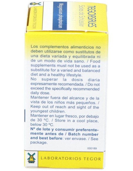 Tegorsal Nº 7 (20 G) Comprimidos de Tegor