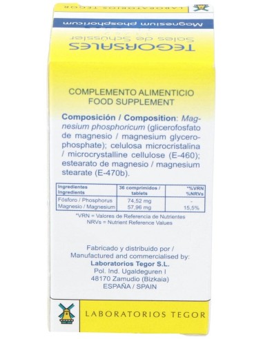 Tegorsal Nº 7 (20 G) Comprimidos de Tegor