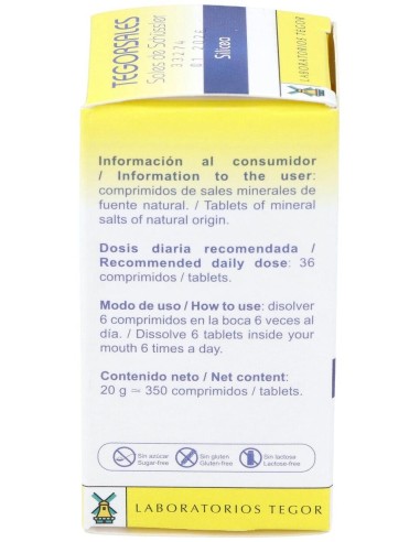 Tegorsal Nº 11 (20 G) Comprimidos de Tegor
