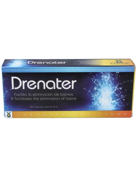 Drenater 20 Viales De 10 Ml. de Tegor