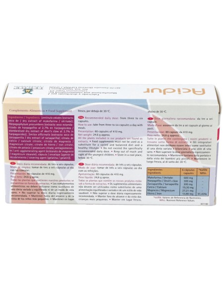 Acidur 60 Capsulas de Tegor