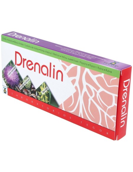 Drenalin 10 Viales De 10 Ml. de Tegor
