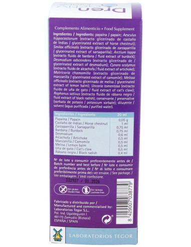 Drenactiv Jarabe 200 Ml. de Tegor