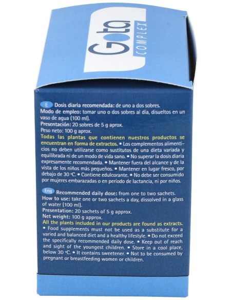 Gota Complex 20 Sobres de Tegor
