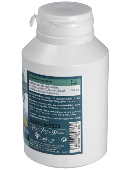 Laviomega 3 1Gr. 120Perlas de Lavigor