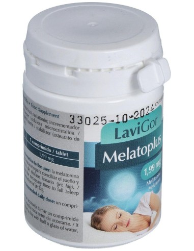 Melatoplus Melatonina 1,99Mg. 60Comp. de Lavigor