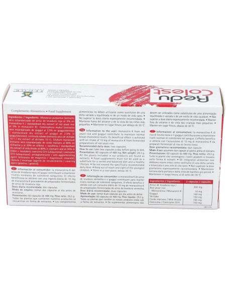 Reducolest 60 Capsulas de Tegor
