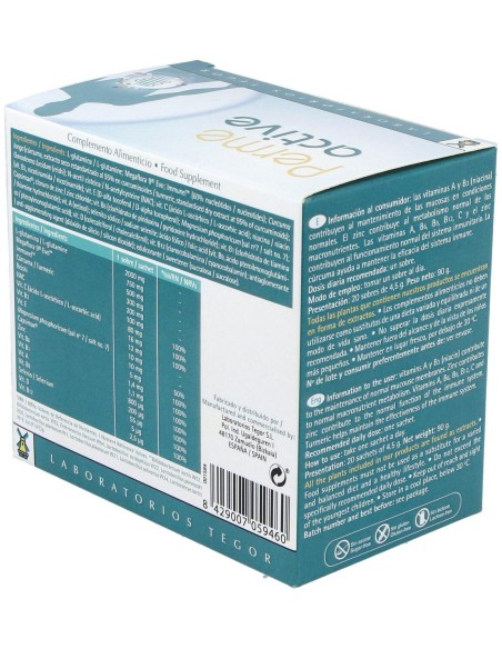 Permeactive 20 Sobres de Tegor