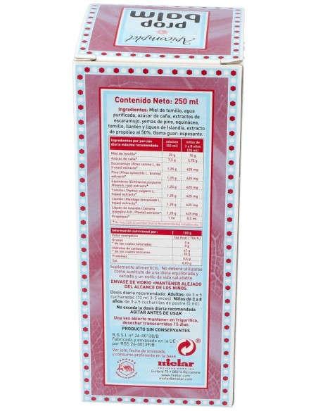 Prop Balm Jarabe 250Ml de Mielar