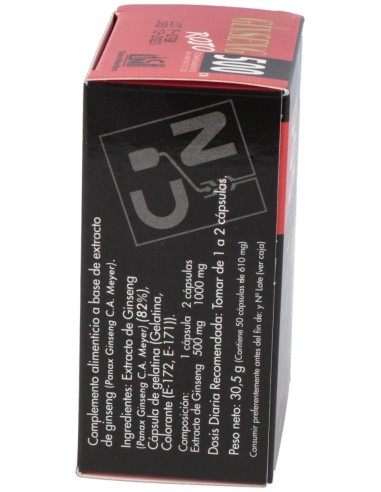 Ginseng Rojo 500Mg. 50Cap. de Cn Clinical Nutrition