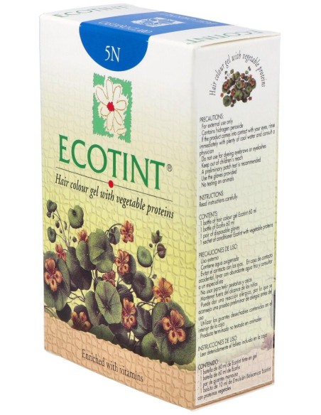 Castaño Claro Tinte Para Cabello de Ecotint