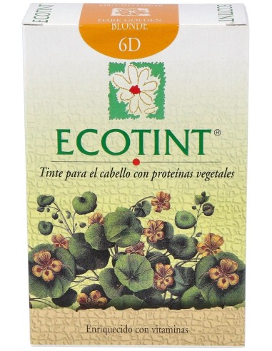 Rubio Oscuro Dorado Tinte Para Cabello de Ecotint