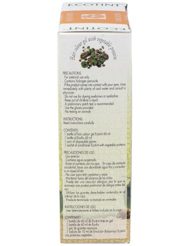 Rubio Oscuro Dorado Tinte Para Cabello de Ecotint