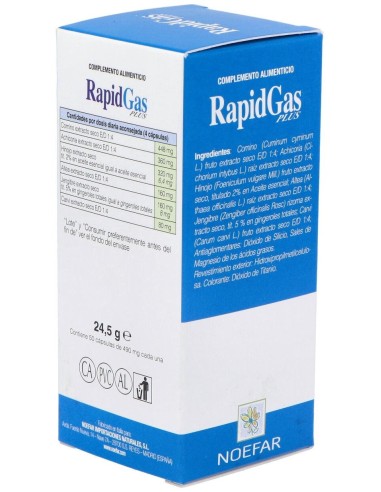 Rapidgas Plus Bio Tisana-20 Filtros de Noefar