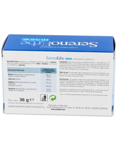 Reishi-Maitake-Shitake, 30 Caps. de Noefar