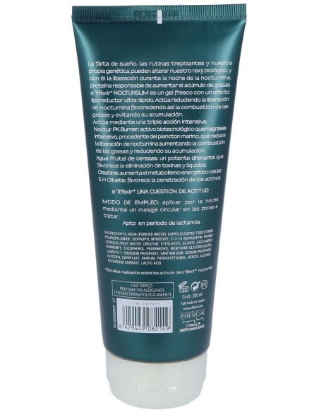 Elifexir Dermo Nocturslim Lipoescultor 200Ml. de Elifexir