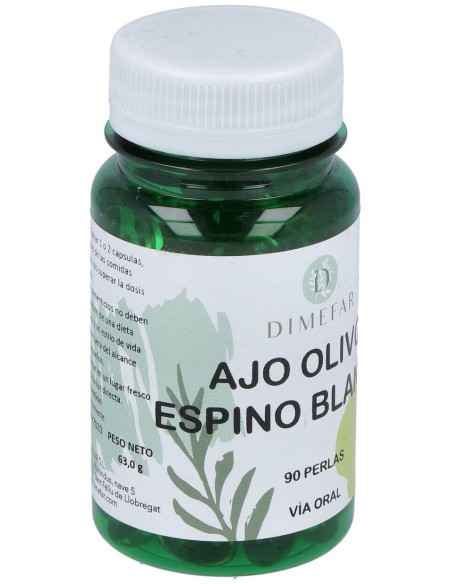 Ajo+Olivo+Espino 90Perlas de Dimefar