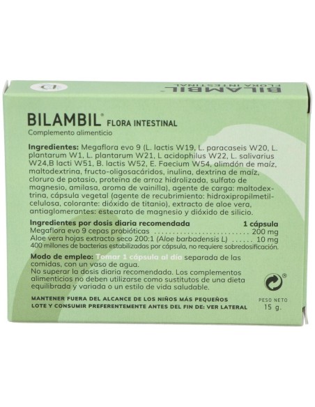 Bilambil Probiotico 30Cap. de Dimefar