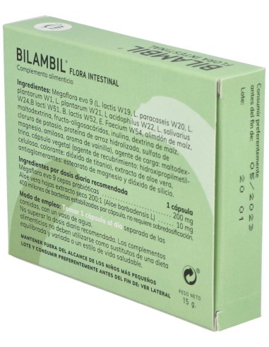 Bilambil Probiotico 30Cap. de Dimefar