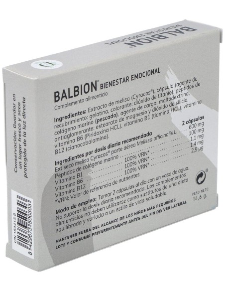 Calmadim Ansie-Stop (Balbion) 30Cap. de Dimefar