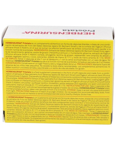 Herbensurina Prostata 60Cap. de Deiters