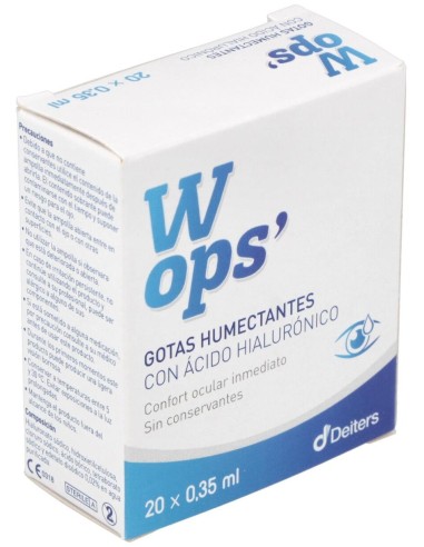 Wops Lagrima Artificial 20Monodosis de Deiters