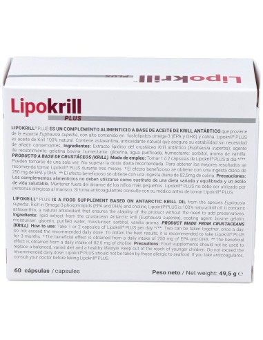Lipokrill Plus 60Cap. de Deiters