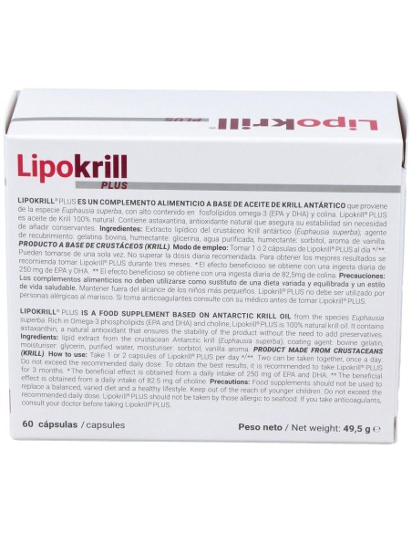 Lipokrill Plus 60Cap. de Deiters