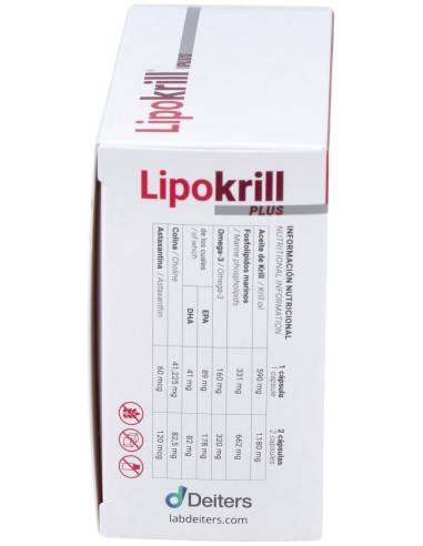 Lipokrill Plus 60Cap. de Deiters