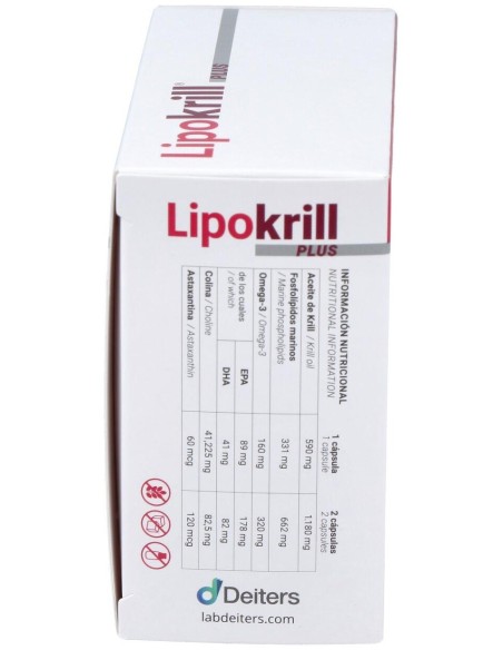 Lipokrill Plus 60Cap. de Deiters