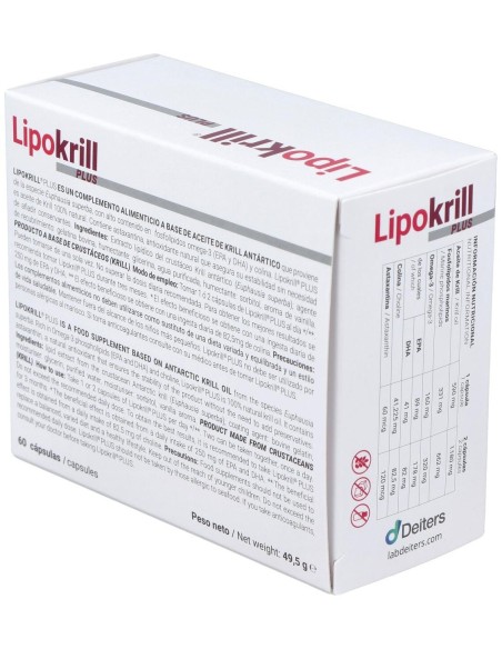 Lipokrill Plus 60Cap. de Deiters
