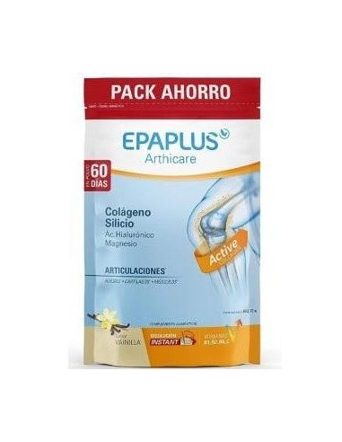 Epaplus Silicio+Colag+A.Hialur+Mg Vainilla 60Dias de Epa Plus