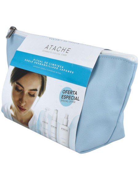 Neceser Limpieza Essentielle Aceite+Gel+Tonico. de Atache