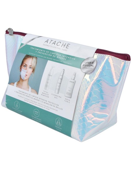 Pack Neceser Doble Desmaquillado Antiacne 115ml+115ml+200ml de Atache