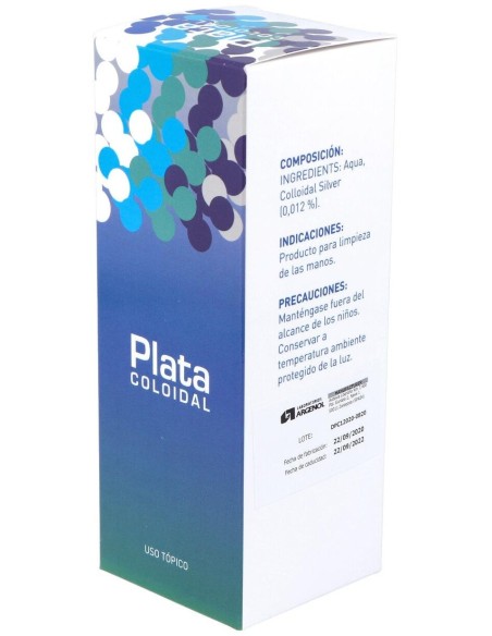 Plata Coloidal 120Ppm 200Ml. de Argenol