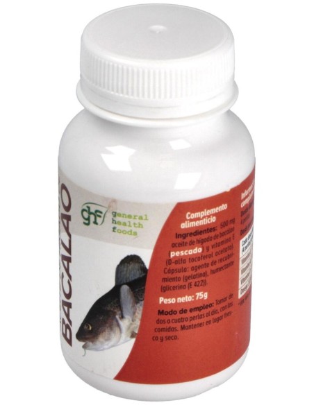 Higado De Bacalao 500Mg. 110Perlas de Ghf