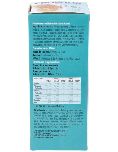 Propoleo + Vit. C Jarabe 250Ml. de Ghf