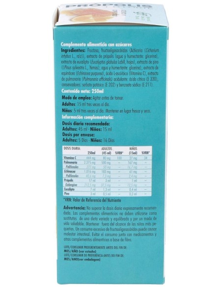 Propoleo + Vit. C Jarabe 250Ml. de Ghf