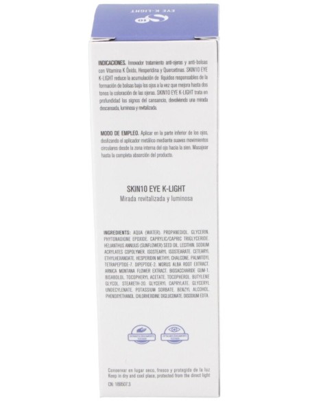 Skin10 Eye K-Light 10Ml. de Medichy Model