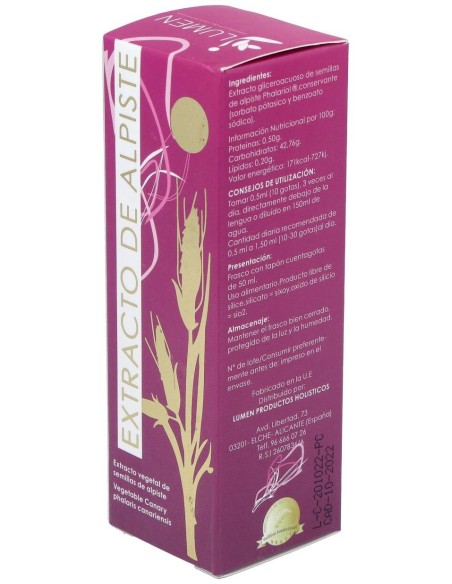 Extracto Alpiste 50 Ml de Lumen