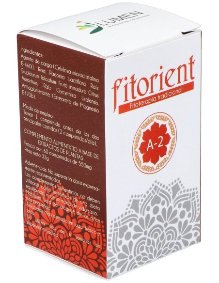 A-2 Armoniza Higado-Expulsa Calor 60Comp Fitorient de Lumen