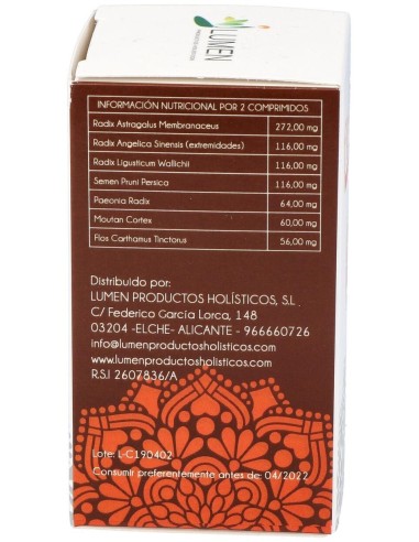 Q.Y.-E.S. Tonifica Qi Y Yang 60Comp. Fitorient de Lumen