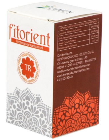 T.R. Tonificar Riñon 60Comp. Fitorient de Lumen