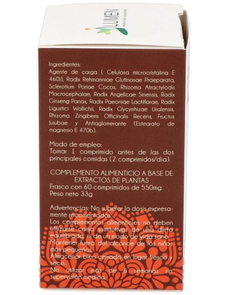 V.S.H. Vacio De Sangre En Higado 60Comp. Fitorient de Lumen