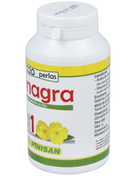 Pinisan 1 Onagra Ac.Primula+Vit.E 220Perlas de Pinisan