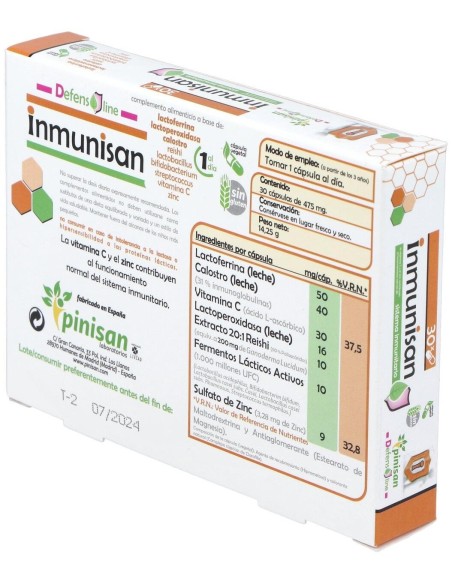 Inmunisan, 30 Cáps. de Pinisan